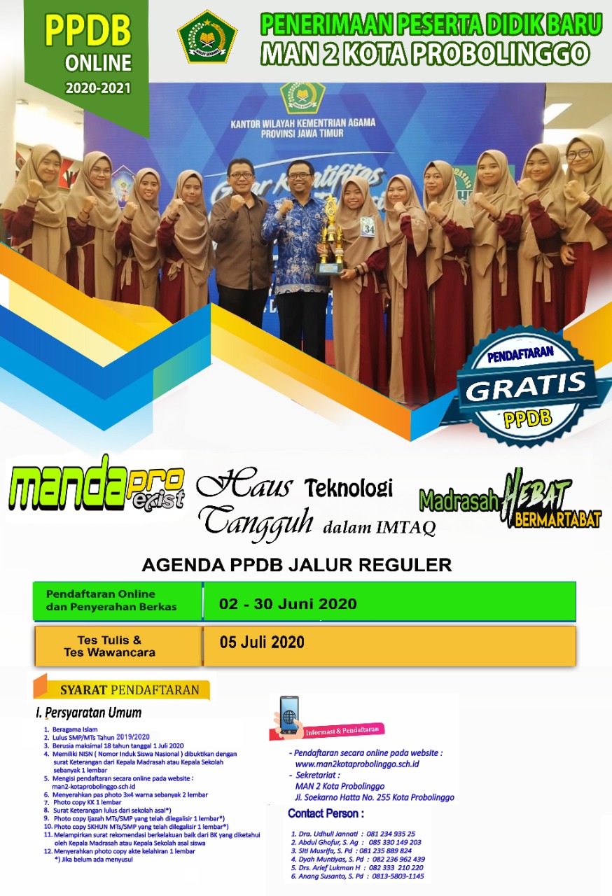 PENGUMUMAN PPDB REGULER