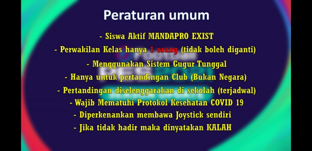 Peraturan Umum Pertandingan